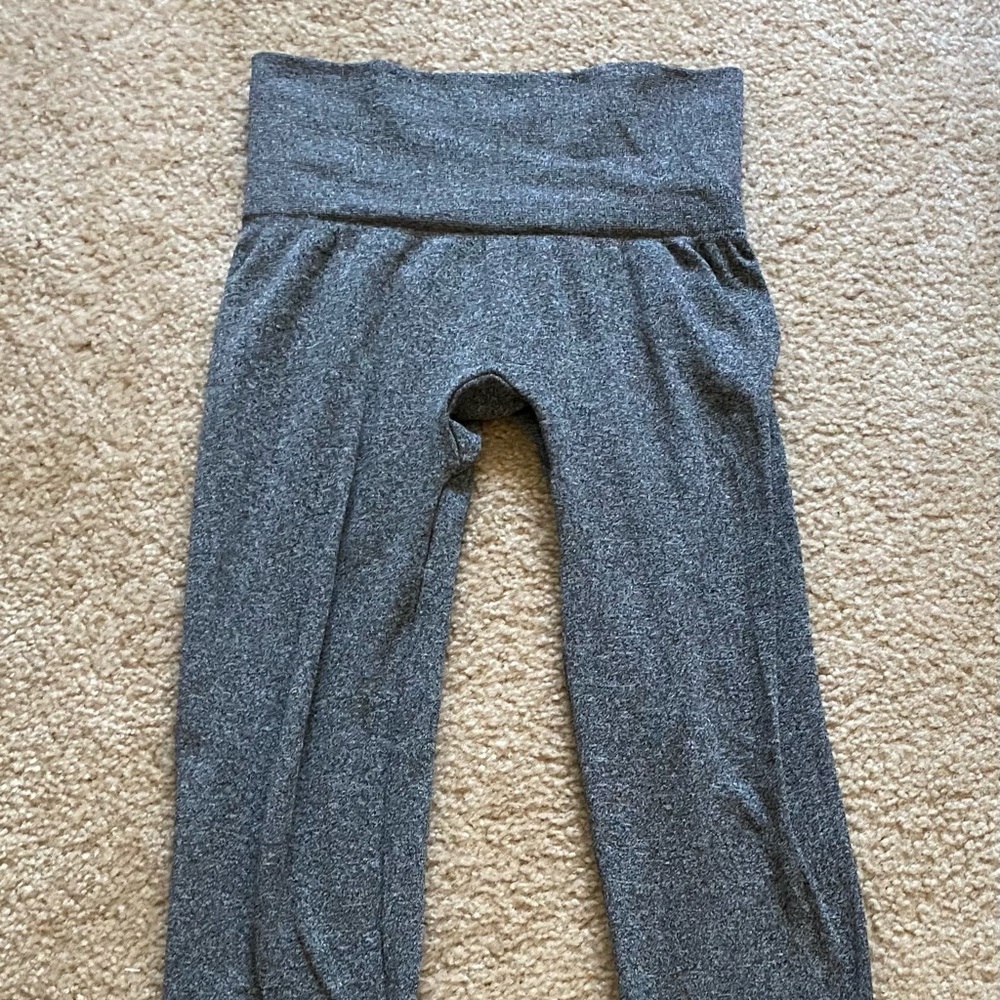 Gray leggings